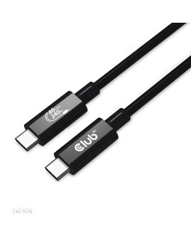 CLUB3D CAC-1576 kabel USB USB4 Gen 3x2 1 m USB C Czarny