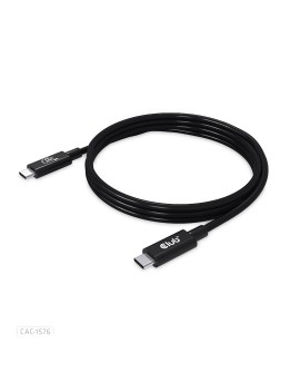 CLUB3D CAC-1576 kabel USB USB4 Gen 3x2 1 m USB C Czarny