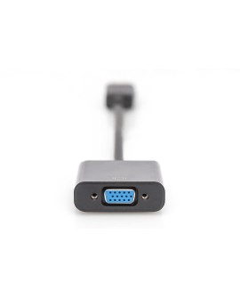 Kabel Assmann AK-340403-001-S (DisplayPort M - D-Sub (VGA) F 0,15m kolor czarny)