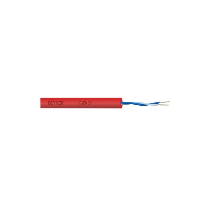 KABEL SYGNALIZACJI PPOŻ BITNER YnTKSY 1x2x0,8 - 100m
