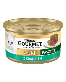 Purina Gourmet Gold królik - mokra karma dla kota - 85 g