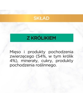 Purina Gourmet Gold królik - mokra karma dla kota - 85 g