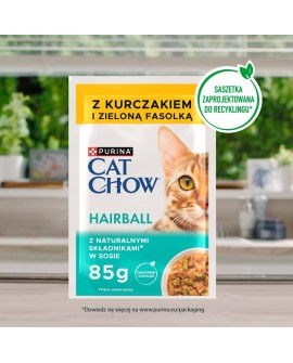 PURINA CAT CHOW Hairball Kurczak 85g