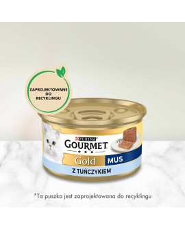 PURINA Gourmet Gold Mus z tuńczykiem - mokra karma dla kota - 85 g