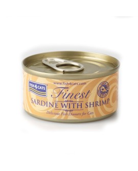 Fish4Cats Finest Sardynka z Krewetkami 70g