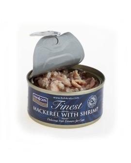 Fish4Cats Finest Makrela z Krewetkami 70g