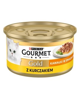 Gourmet Gold Sauce Delights mokra karma dla kota z kurczakiem 85 g