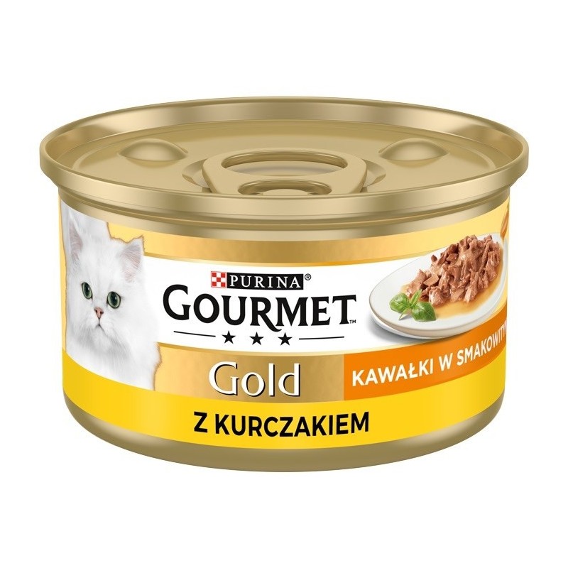 Gourmet Gold Sauce Delights mokra karma dla kota z kurczakiem 85 g