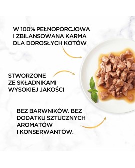 Gourmet Gold Sauce Delights mokra karma dla kota z kurczakiem 85 g