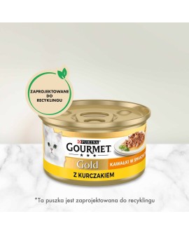 Gourmet Gold Sauce Delights mokra karma dla kota z kurczakiem 85 g