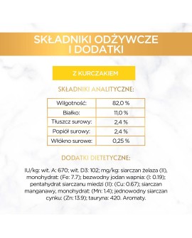 Gourmet Gold Sauce Delights mokra karma dla kota z kurczakiem 85 g
