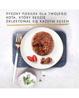 Gourmet Gold Savoury Cake wołowina z pomidorami - mokra karma dla kota - 85 g