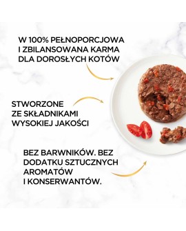 Gourmet Gold Savoury Cake wołowina z pomidorami - mokra karma dla kota - 85 g