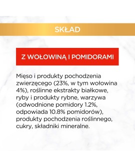 Gourmet Gold Savoury Cake wołowina z pomidorami - mokra karma dla kota - 85 g
