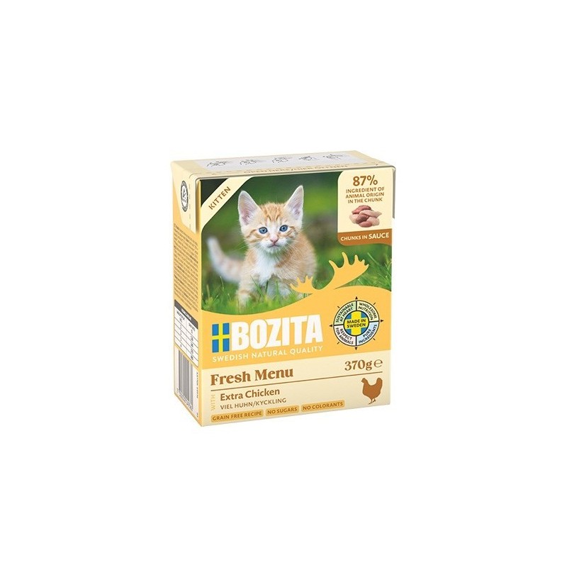 BOZITA Chunks in sauce - mokra karma dla kociąt - 370g
