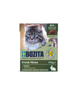 BOZITA Mięsne kawałki z królikiem w galaretce 370g