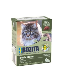 BOZITA Mięsne kawałki z królikiem w galaretce 370g