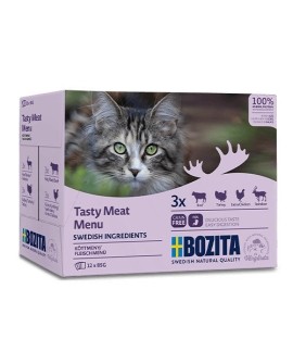 Bozita Kawałki w Sosie z Mięsem Multibox - mokra karma dla kota - 12 x 85g