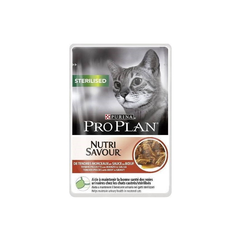 Karma Purina Pro Plan Cat Sterilised Wołowina 85g