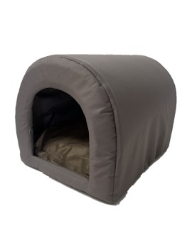 GO GIFT Jaskinia Budka dla kota i psa - taupe - 40 x 33 x 29 cm
