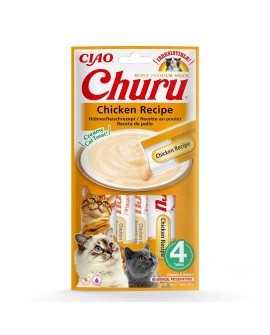 INABA CHURU kurczak przysmak kot 4x14g
