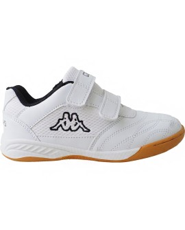 Buty dla dzieci Kappa Kickoff K biało-czarne 260509K 1011 25