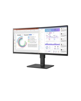 LG 34BQ77QB-B monitor komputerowy 86,4 cm (34") 3440 x 1440 px UltraWide Quad HD LED Czarny