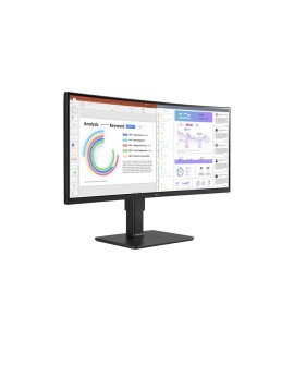 LG 34BQ77QB-B monitor komputerowy 86,4 cm (34") 3440 x 1440 px UltraWide Quad HD LED Czarny