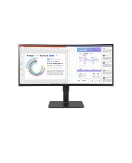 LG 34BQ77QB-B monitor komputerowy 86,4 cm (34") 3440 x 1440 px UltraWide Quad HD LED Czarny