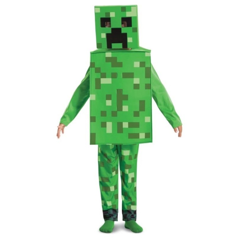 Strój Creeper Fancy - Minecraft rozm.S 4-6 lat