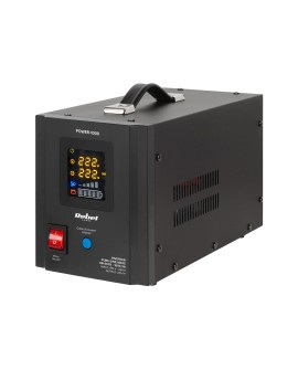 Zasilacz Awaryjny Rebel POWER-1000 - przetwornica z czystym przebiegiem sinusoidalnym i funkcją ładowania 12V 230V 1000VA/700W
