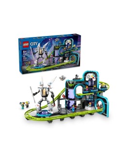 LEGO City 60421 Park Świat robotów z rollercoasterem