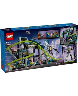 LEGO City 60421 Park Świat robotów z rollercoasterem