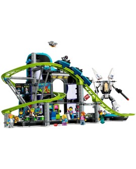 LEGO City 60421 Park Świat robotów z rollercoasterem