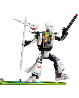 LEGO City 60421 Park Świat robotów z rollercoasterem