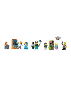 LEGO City 60421 Park Świat robotów z rollercoasterem