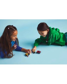 LEGO CITY 60458 Zestaw wyścigówek: pizza kontra wóz strażacki