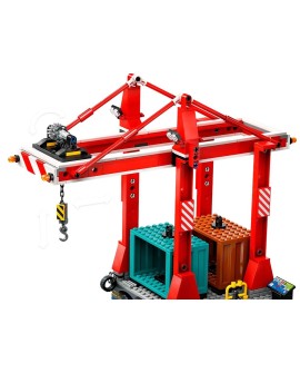 LEGO City 60422 Nadmorski port ze statkiem towarowym