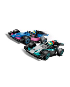 LEGO CITY 60444 F1 Garaż i bolidy Mercedes-AMG i Alpine