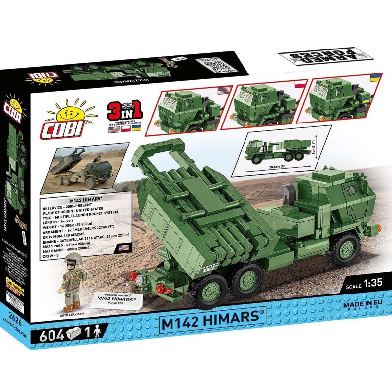COBI 2626 Armed Forces M142 HIMARS 621 klocków