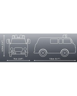 COBI 24596 Youngtimer BARKAS B1000 Polizei 156 klocków p6