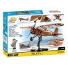 COBI 5742 Historical Collection WWII Samolot myśliwski PZL P.11c 320 klocków