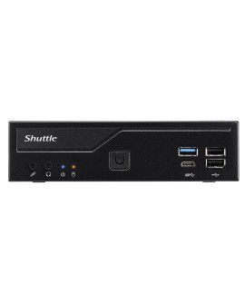 Komputer barebone Shuttle DH610 S1700 H610 BLACK 120W/GLN HDMI DISPLAY-PORT COM-PORT