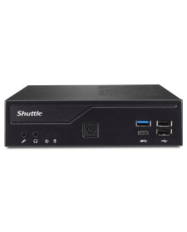 Komputer barebone Shuttle DH610 S1700 H610 BLACK 120W/GLN HDMI DISPLAY-PORT COM-PORT