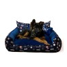 GO GIFT Korona Legowisko dla psa i kota XL - granatowy - 100x80x18 cm