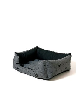 GO GIFT Legowisko dla psa XXL - grafit - 90x63x16 cm