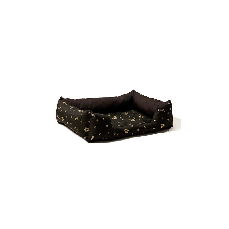 GO GIFT Kostka Legowisko dla psa XL - brązowy - 75x55x15 cm