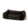 GO GIFT Kostka Legowisko dla psa XL - brązowy - 75x55x15 cm
