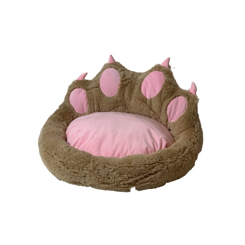 GO GIFT Pazury Legowisko dla psa i kota - camel - 75x75 cm