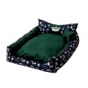GO GIFT Korona Legowisko dla psa i kota L - zielony - 90x75x16 cm